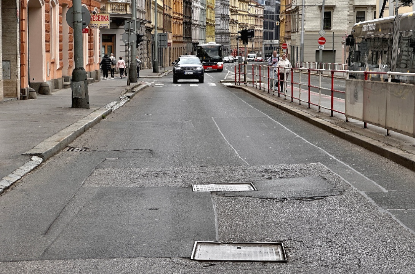 Plzeňská ulice v Praze. Zdroj: MHMP
