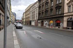 Plzeňská ulice v Praze. Zdroj: MHMP