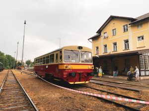 Vůz 810 v Týně nad Vltavou aneb oslavy 125 let Tejnky. Autor: Filip Hlinka