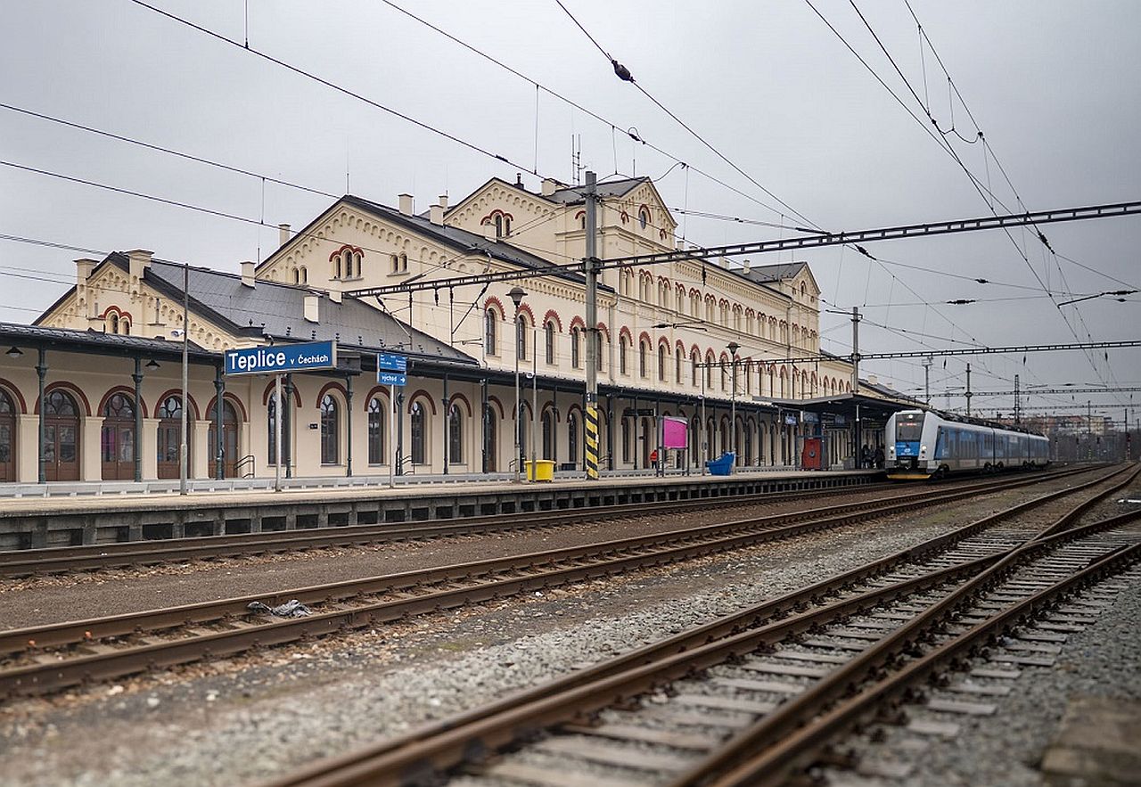 Nádraží Teplice. Pramen: SŽ