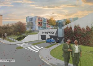 Parkovací dům P+R Opatov. Zdroj: MHMP