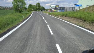 Opravený úsek I/23 u Třebíče. Foto: ŘSD