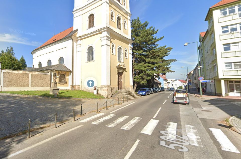 Poděbradova ulice v Jičíně. Foto: Google Street View