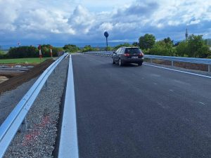 Nový most přes budoucí dálnici D35 u Olomouce. Foto: ŘSD
