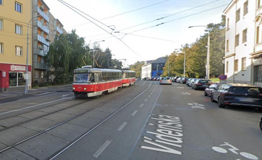 Vídeňská ulice v Brně. Foto: Google Street View