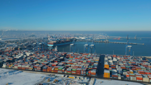 Terminálu T3 Baltic Hub v Gdaňsku. Foto: Budimex