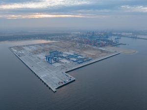 Terminálu T3 Baltic Hub v Gdaňsku. Foto: Budimex