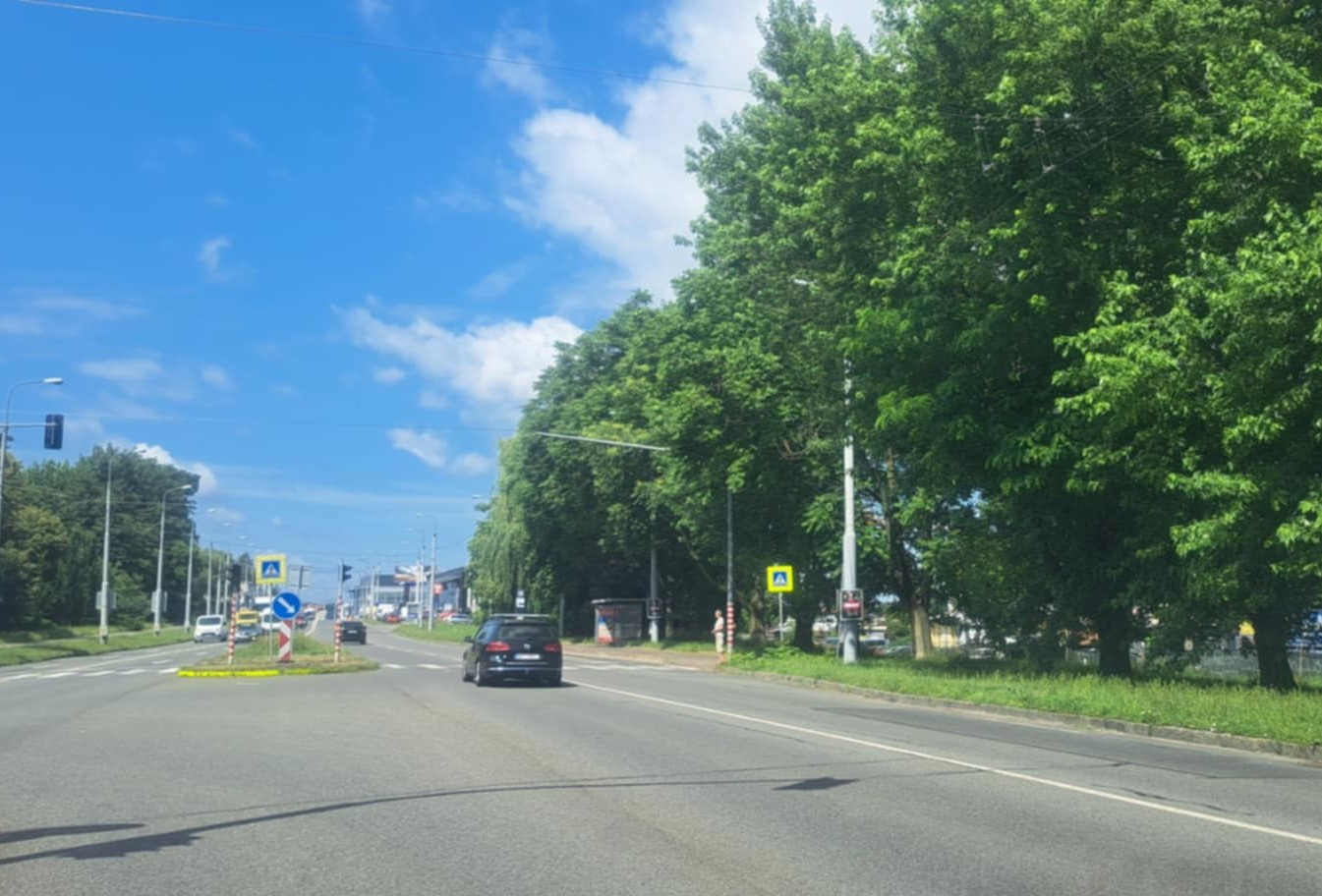 Silnice I/49 ve Zlíně. Foto: ŘSD