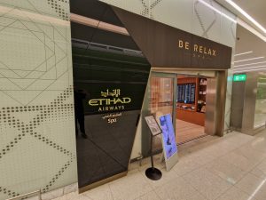 SPA sekce lounge Etihad na letišti v Abú Dhabí. Foto: Zdopravy.cz