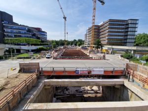 Stavba nového metra U5 v Hamburku. Foto: Zdopravy.cz