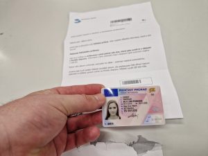 Řidičský průkaz odeslaný přímo žadateli. Foto: Zdopravy.cz