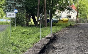 Práce na proměně trati Loket předměstí - Horní Slavkov na cyklostezku. Foto: Chládek & Tintěra Litoměřice