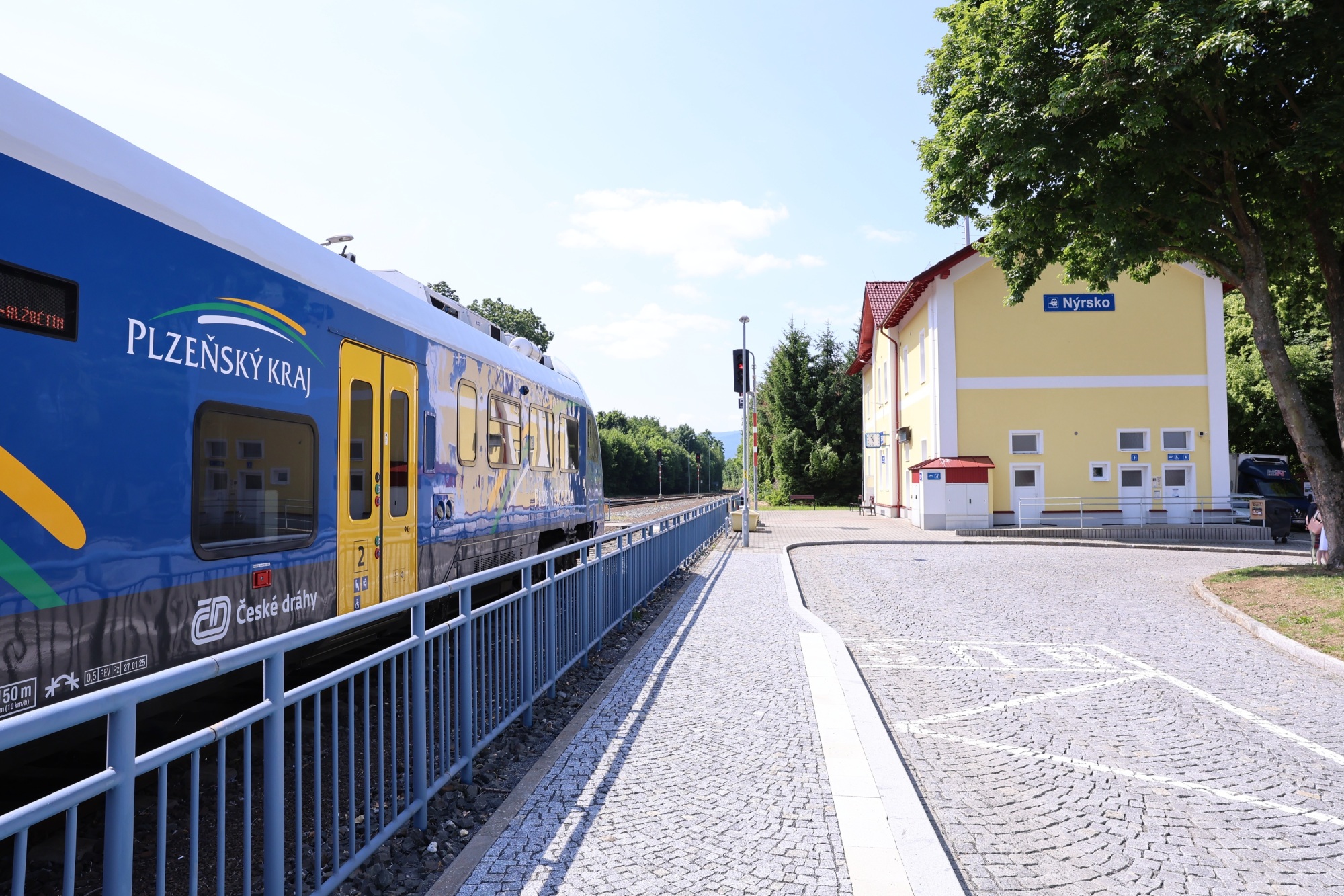 Nový přestupní terminál v Nýrsku. Foto: Plzeňský kraj
