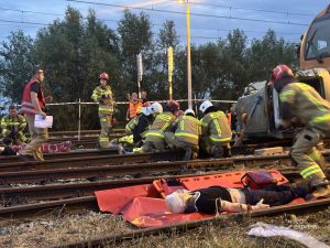 Krizové cvičení s vlakem Leo Express v Polsku. Zdroj: Leo Express