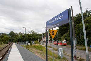 Nová železniční zastávka Praha-Zlíchov. Foto Ropid