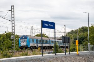 Nová železniční zastávka Praha-Zlíchov. Foto Ropid