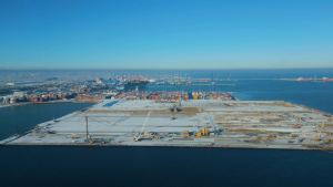 Terminálu T3 Baltic Hub v Gdaňsku. Foto: Budimex