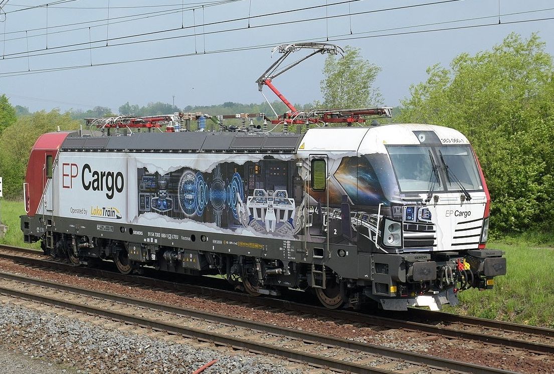 Lokomotiva Vectron společnosti EP Cargo. Autor: Michal Valošek