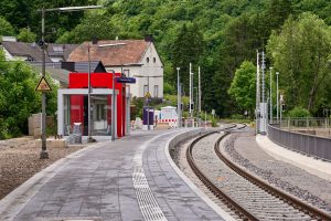 Nádraží v Urftu na modernizované trati Eifelstrecke. Foto: DB InfraGO