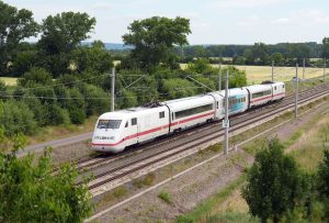 Testovací vlak ICE mezi Lipskem a Erfurtem. Foto: Deutsche Bahn