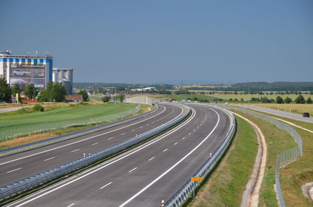 Dálnice D3 v úseku Bošilec - Ševětín. Pramen: ŘSD