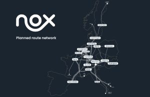Plánovaná síť nočních vlaků Nox. Foto: Nox