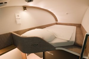 Vizualizace nočního vlaku Nox. Foto: Nox