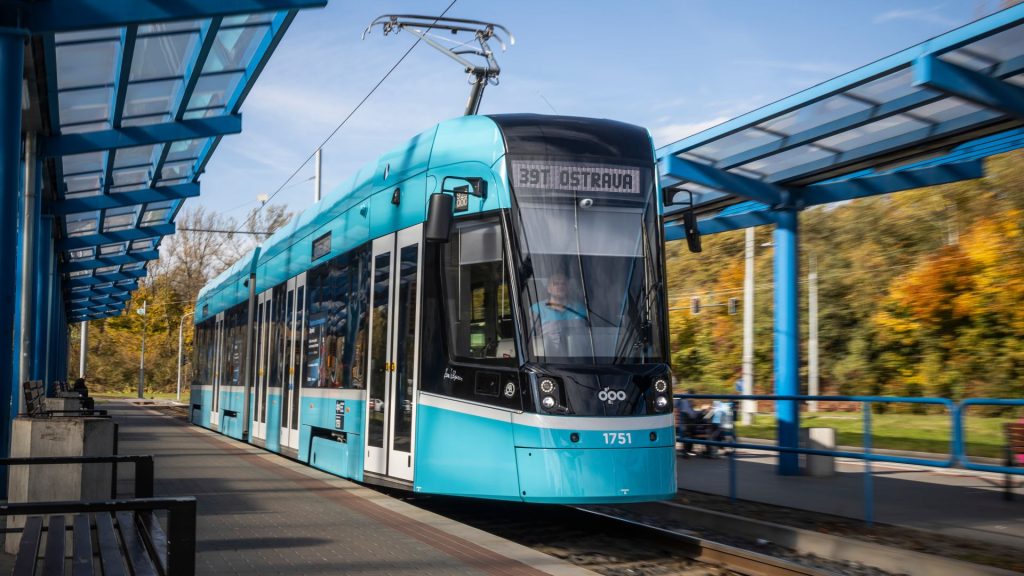 Ostravská tramvaj ForCity Smart 39T od Škody. Pramen: Škoda Group