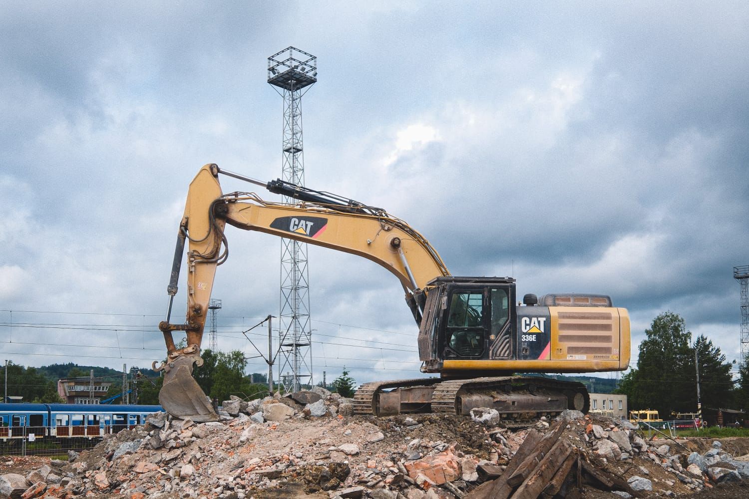 Přístavba opravárenské haly v České Třebové (červen 2025). Pramen: ČD