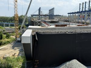Práce na stavbě D1 Říkovice - Přerov. Foto: ŘSD