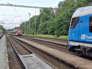 Projetí návěstidla ve stanici Letovice. Foto: Drážní inspekce