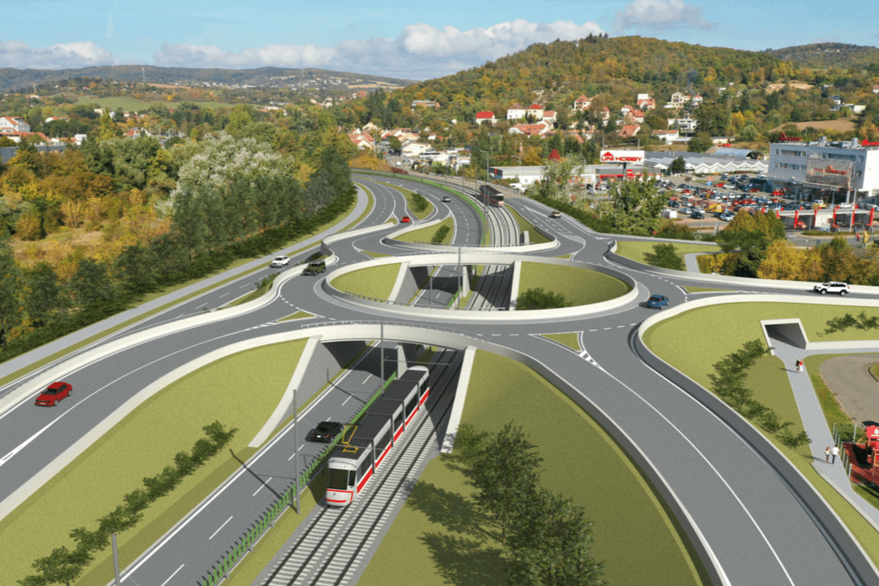 MÚK Kamenolom. Zdroj: Sagasta