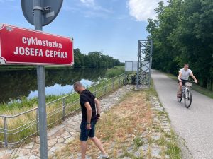 Cyklostezka na levém břehu Vltavy v Č. Budějovicích. Autor: Zdopravy.cz/Jan Šindelář