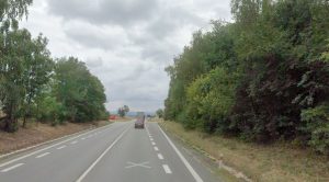 Silnice I/50 u Zlechova. Foto: Google Street View