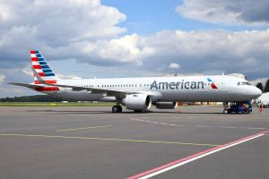 Airbus A321XLR American Airlines v Ostravě. Zdroj: Instagram.com