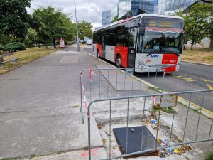 Základ pro stožáry na Bořislavce. Foto: Zdopravy.cz