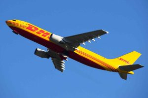 Airbus A300 společnosti DHL. Zdroj: čtenář Zdopravy.cz