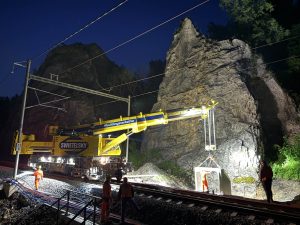 Modernizace úseku Karlštejn -Beroun. Foto: Správa železnic