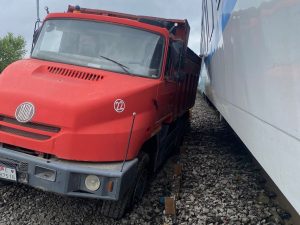Nehoda vlaku EN 477 s nákladním automobilem.
Zdroj: Polícia SR - Bratislavský kraj