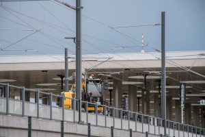 Nádraží Praha-Bubny dva týdny před zahájením provozu. Foto: Ropid
