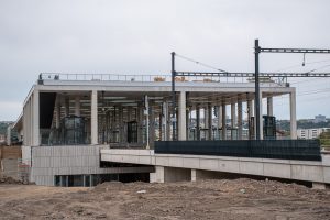 Nádraží Praha-Bubny dva týdny před zahájením provozu. Foto: Ropid