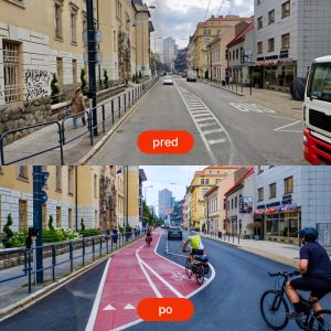 Proměna ulic v Bratislavě.
Zdroj: mesto Bratislava