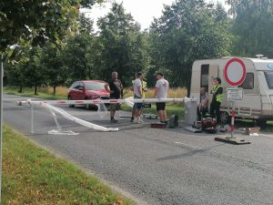 Uzavírka mezi Klánovicemi a Šestajovicemi. Foto: Vivat Klánovice