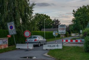 Uzavírka mezi Klánovicemi a Šestajovicemi. Foto: Vivat Klánovice