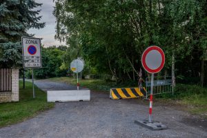 Uzavírka mezi Klánovicemi a Šestajovicemi. Foto: Vivat Klánovice
