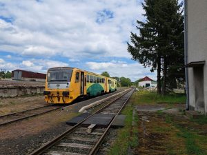 Regionova v Bochově při zkušební jízdě 8. května 2025. Autor: Pravoslav Krabec