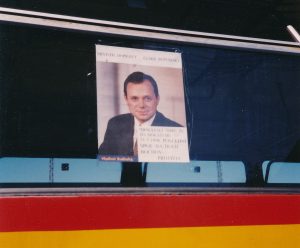 Poslední den provozu osobních vlaků na bochovské lokálce (31. květen 1996). Autor: Michal Roh