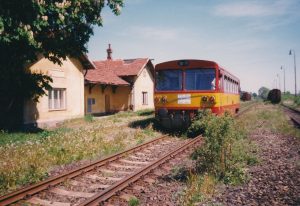 Poslední den provozu osobních vlaků na bochovské lokálce (31. květen 1996). Autor: Michal Roh