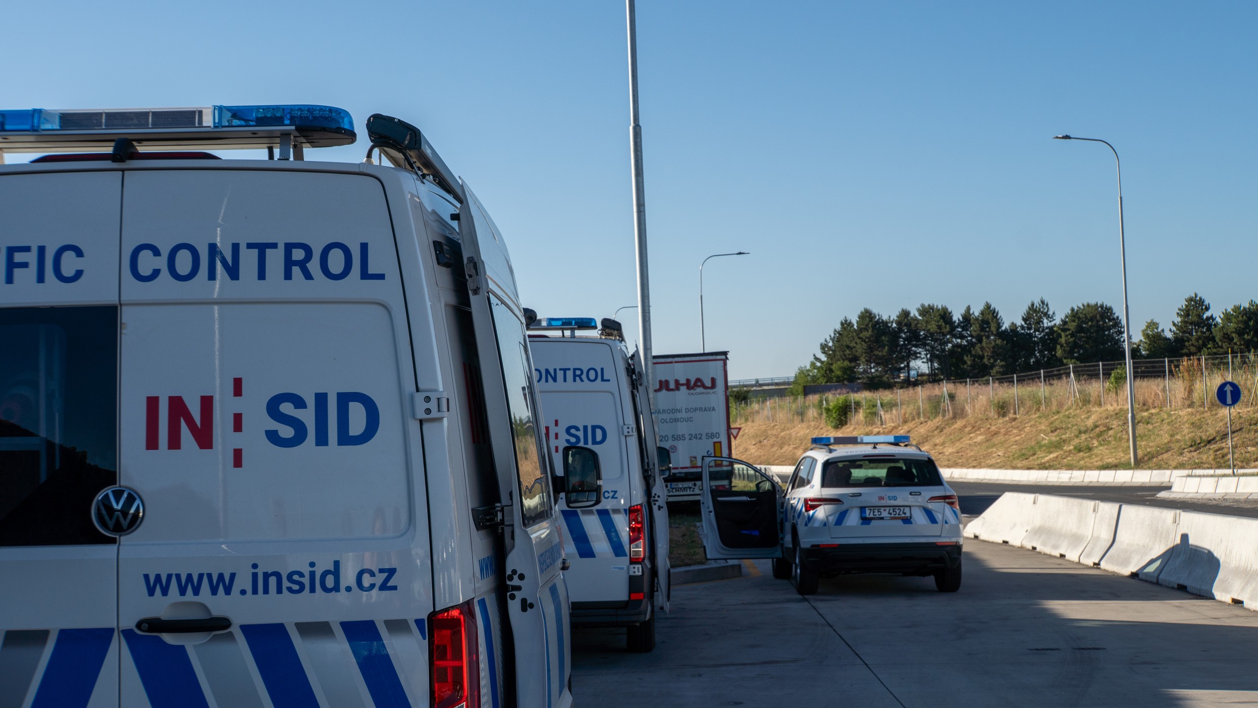 Jednotky silniční inspekce INSID. Foto: MD ČR