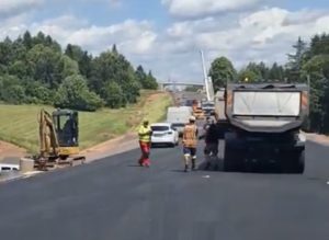 Dokončovaný obchvat Nové Paky. Foto: ŘSD